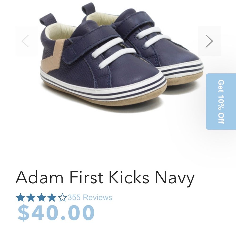 Robeez first kicks Adam Navy 12-18 months